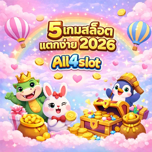 5 เกมสล็อตแตกง่าย 2026 All4slot